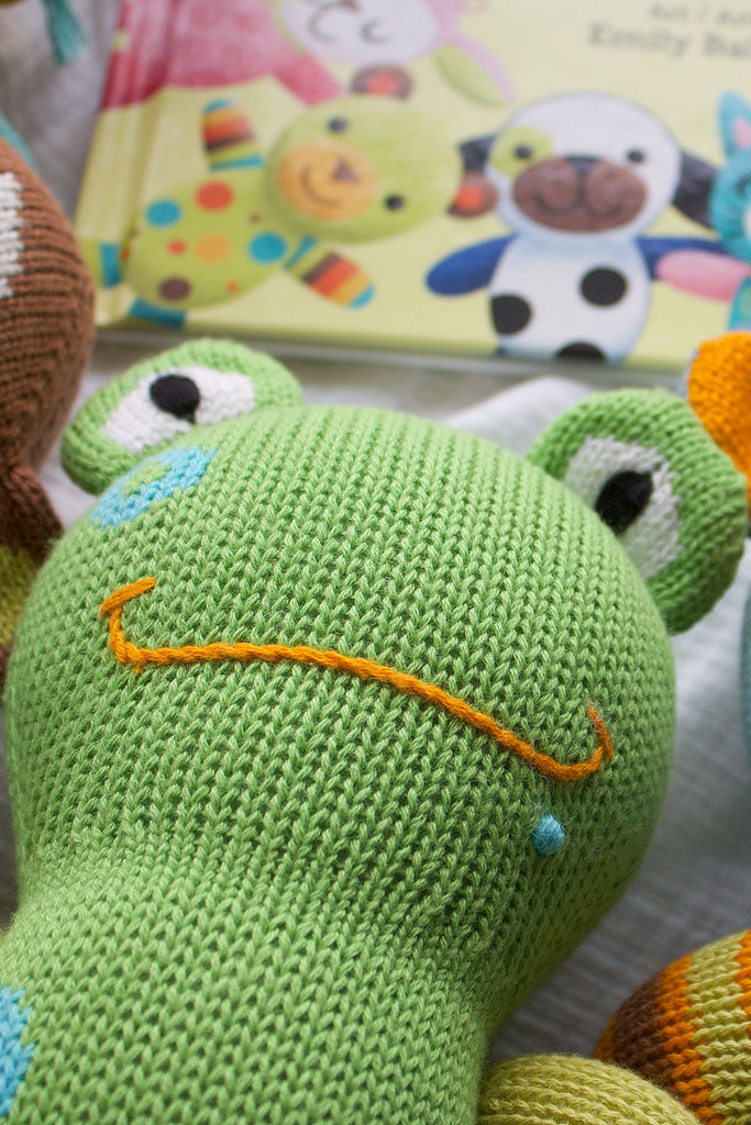 Organic Stuffed Animals - Frogs