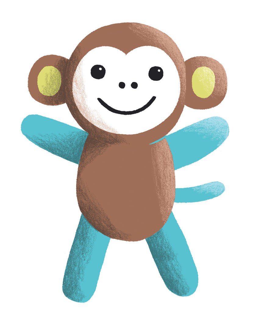 Organic Cotton Monkey Stuffed Animals